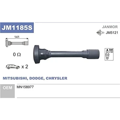 Abbildung von Stecker, Zündspule JANMOR JM1185S