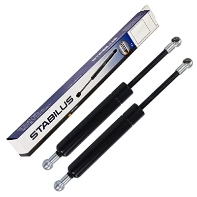 Abbildung von 2x Original STABILUS Gasfeder Heckklappe Dämpfer Gasdämpfer Gasdruckdämpfer Heckklappendämpfer Kofferraum Satz LIFT O MAT L=318 MM 1200 N