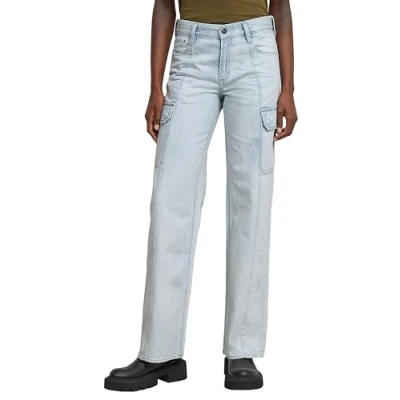 Abbildung von G Star Judee Jeans Relaxed Fit, Damen, Größe: 23x30, Sun faded piscina blue