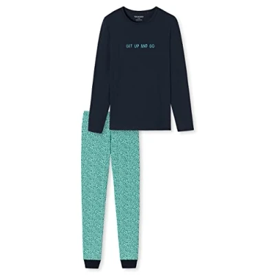 Abbildung von Schiesser Pyjama für Kinder, Größe: 140, Mint