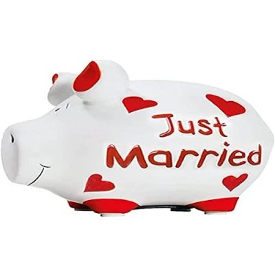 Abbildung von KCG 101445 Spardose Sparschwein klein Just Married