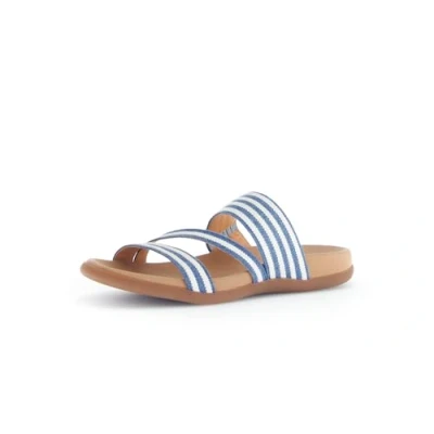 Abbildung von Gabor Pantolette flach, Damen, Größe: 41, Blau Schuhe