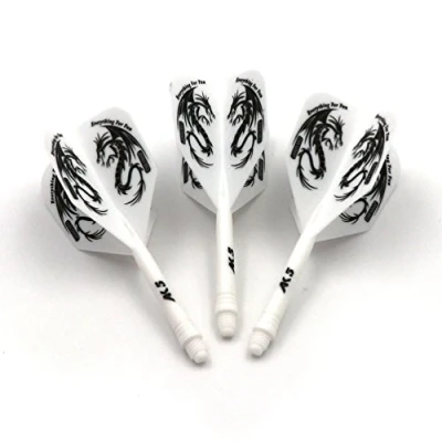 Abbildung von CUESOUL ROST Personalisierte Integrierte Dartpfeile Schäfte und Darts Flights Medium,mehrere Farben Muster,3er Set Drachen Pattern (CSAK 5JL2)