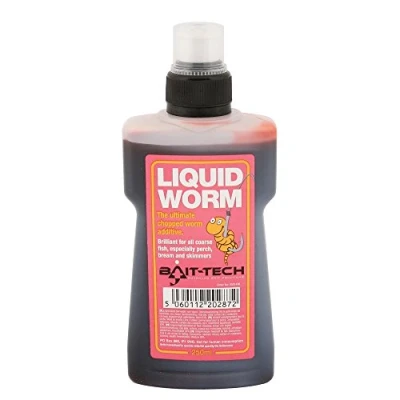 Abbildung von Bait Tech Liquid Worm (250ml) Boilie
