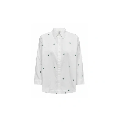 Abbildung von ONLY Hemdbluse Bright white, Damen, Größe: Small, white