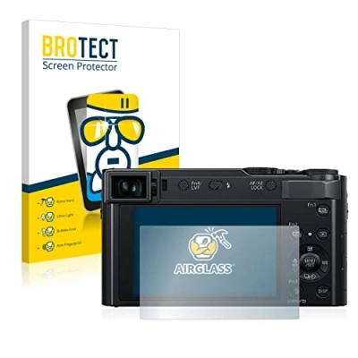 Abbildung von BROTECT Schutzglas für Panasonic Lumix DC TZ202 / TZ202D Schutzfolie Panzer Folie Glas [Extrem Kratzfest 9H, Anti Fingerprint, Ultra Transparent]