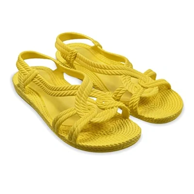 Abbildung von Flip Flops BRASILERAS der Frau von gelber Farbe