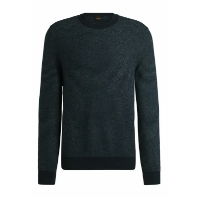 Abbildung von BOSS Aspoki Strickpullover, Herren, Größe: XL, Dark blue four