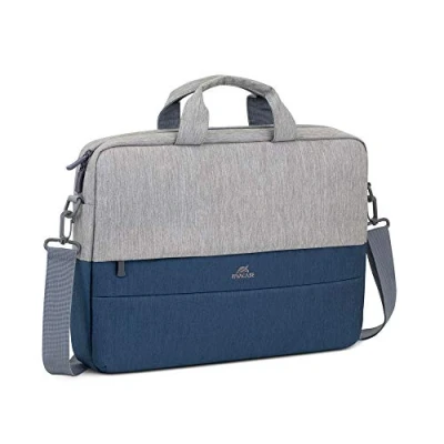 Abbildung von Rivacase Hochwertige Laptoptasche 15,6 Zoll gepolstert, wasserabweisende Umhängetasche mit Diebstahlschutz