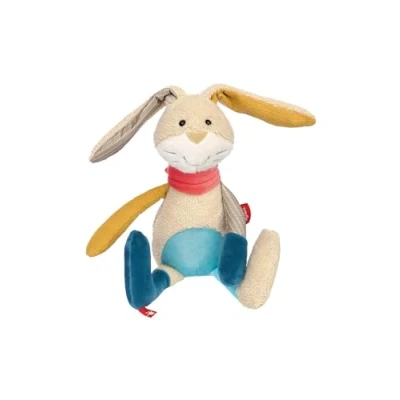 Abbildung von sigikid HASE Sweety Kuscheltier für Kinder, Größe: One Size, Creme/blau/gelb