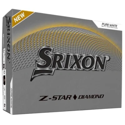 Abbildung von Srixon Z Star Diamond 3 Hochleistungsgolfball Maximale Reichweite &amp; reduzierter Spin FastLayer DG Core 2.0 Kern Skin+ Beschichtung Außergewöhnliche Kontrolle präzises Gefühl