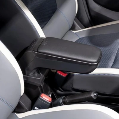 Abbildung von ARMSTER STANDARD Armlehne für Auto Kompatibel mit Ford C MAX II (2010 2019) Hergestellt aus Kunstleder Faltbar Innenraum Autozubehör Großer Komfort