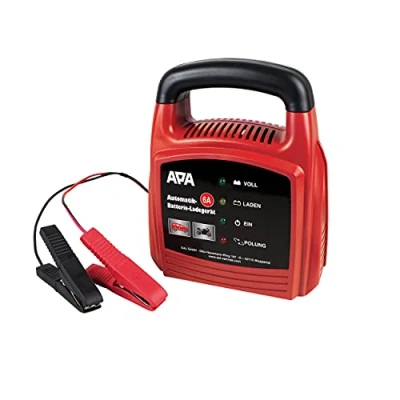 Abbildung von APA 16627 Automatik Batterie Ladegerät, automatische Sicherung, Erhaltungsmodus, 12V, 6A
