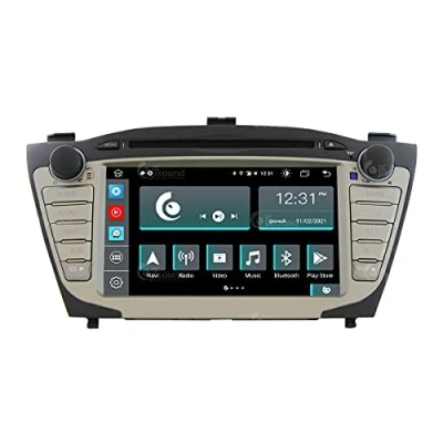 Abbildung von Costum fit Autoradio für Hyundai IX35 Android GPS Bluetooth WiFi Dab USB Full HD Touchscreen Display 7&quot; Easyconnect 8 Kern Prozessor Sprachbefehle