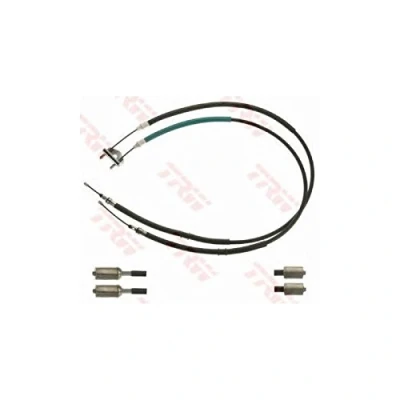 Abbildung von TRW GCH113 Handbremsseil 1445, 1257 Scheiben/Trommel FORD: Fusion Kombi, FIESTA 5, 4, MAZDA: 2 Hatchback