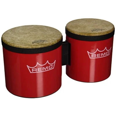 Abbildung von Remo BG 5300 52 Festival Bongo Trommel, Rot, 15,2 cm 17,8