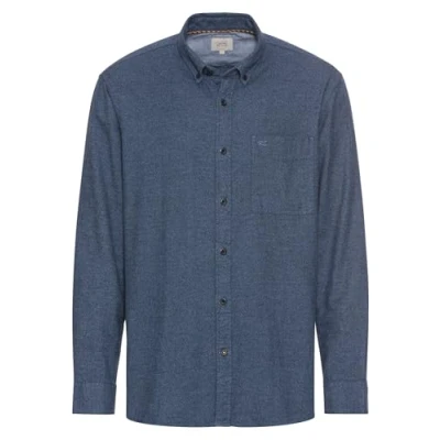 Abbildung von camel active Hemd, Herren, Größe: Medium, Night blue