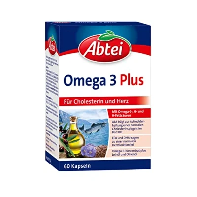 Abbildung von Abtei Omega 3 Plus Kapseln TF 60 St
