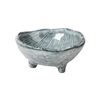 Abbildung von Broste Copenhagen NORDIC SEA Schale S mit kleinen Füßen 8,5 cm