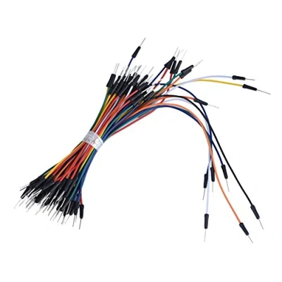 Abbildung von Richer R Brotschneidebrett Protoboard Überbrückungsdrähte, 65pcs Überbrückungsdrähte Solderless Flexible Male to Cable Kit