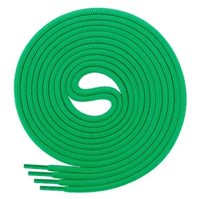 Abbildung von Di Ficchiano Schnürsenkel rund, Rundsenkel für Business und Lederschuhe, reißfester Allroundsenkel, ø 3mm Farbe grün Länge 130cm