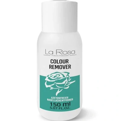 Abbildung von LaRosa Nagellackentferner ohne Aceton 150ml, Acetonfrei Nagellack Entferner COLOUR remover LIQUID Acetone free nail polish