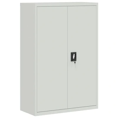 Abbildung von vidaXL Aktenschrank 90x40x140cm Grau Stahlschrank Büroschrank Metallschrank