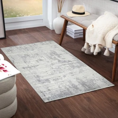 Abbildung von Livabliss Teppich &quot;DALI&quot;, rechteckig, 11 mm Höhe, Moderner Designerteppich in Marmor Optik, Kurzflor Wohnzimmerteppich