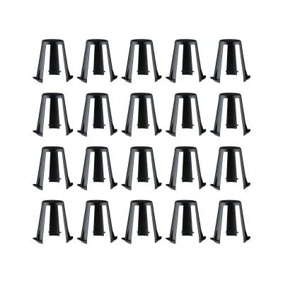 Abbildung von Paulmann 92402 Zubehör Abstandshalter für Einbauleuchten 20er Set 62 90mm Schwarz Kunststoff