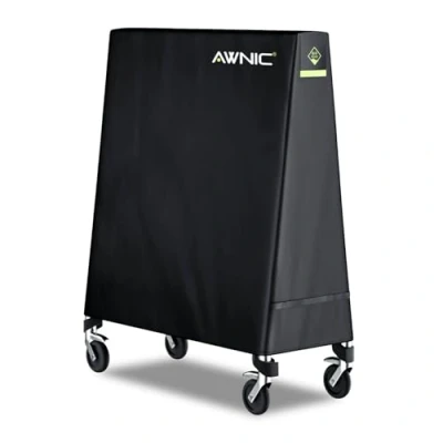 Abbildung von Awnic Tischtennisplatte Abdeckung 420D Outdoor Pingpong Schutzhülle Tischtennis Abdeckhaube Reißfest Wasserdicht Winddicht UV Beständiges 165X (25/70) X170cm