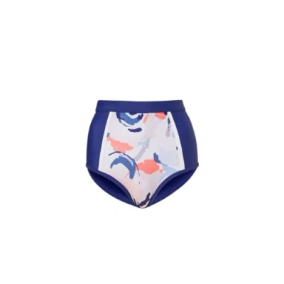 Abbildung von MF Sea® Bikinihose für Damen, hohe Taille, ökologisch nachhaltiges Gewebe aus recyceltem Polyamid und Elastan, ideal zum Schwimmen, Surfen, andere Wassersportarten, vielseitiges Design passt Sich