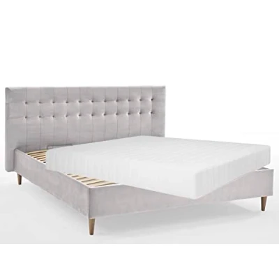 Abbildung von Atlantic Home Collection Bettrahmen Veronika 140 x 200 mit 7 Zonen TFK Matratze, Bettkasten und Lattenrost