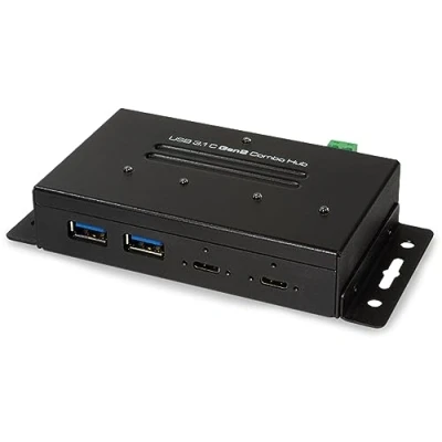 Abbildung von LogiLink UA0316 USB C 3.2 Gen 2, Combo Hub 4 Port, Industrieausführung