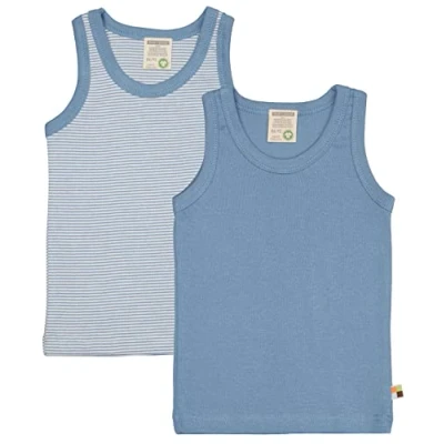 Abbildung von loud + proud TANK SET Top für Kinder, Größe: 122/128, Hellblau