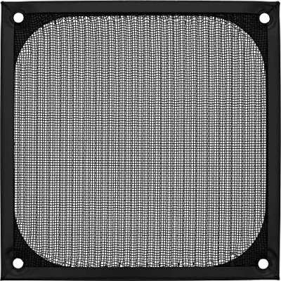 Abbildung von InLine 33370S Lüftergitter, Aluminium Filter, 120x120mm, schwarz
