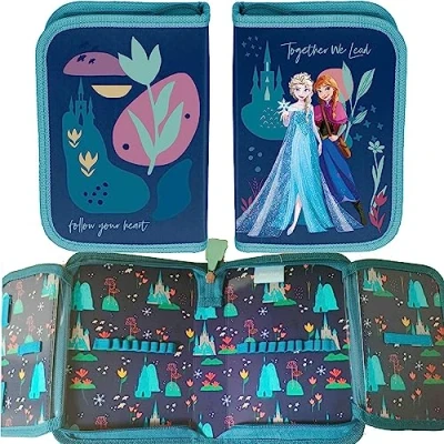 Abbildung von Paso Anna and Elsa Folding pencil case without Accessories, Navy, Expandable
