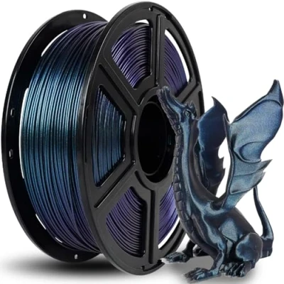 Abbildung von FLASHFORGE 3D Drucker Filament Chameleon PLA Farbwechsel 1.75mm, wechselt die Farbe mit Licht und Winkeln, 1KG Spule (2.2lbs), Maßgenauigkeit +/ 0.02mm (Burnt Titanium)