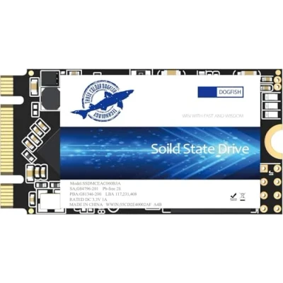 Abbildung von Dogfish SSD M.2 2242 250GB Solid State Drive Ngff Internen Desktop Computer 6Gb/s High Performance Festplatte Für Laptop (250GB, 2242)