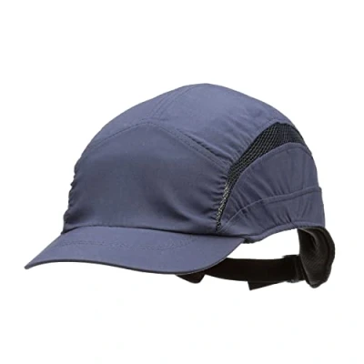 Abbildung von 3M™ First Base™ 3 Anstoßkappe 2030031, Classic, Marineblau, verkürzter Schirm, 55 mm