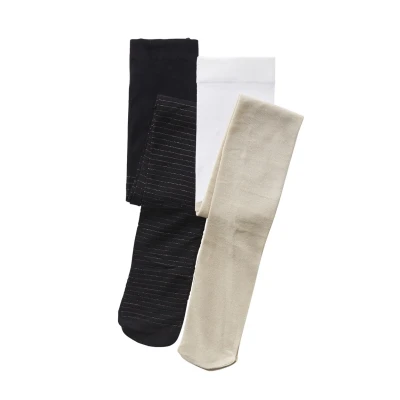 Abbildung von Vertbaudet 2 Pack Socken für Kinder, Größe: 23 26, beige glanzeffekt