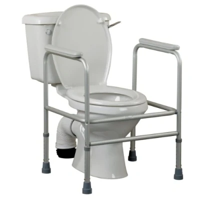 Abbildung von Patterson Medical WC Aufstehhilfe a us Aluminium, verstellbar 66 76 x 60.5 47 cm