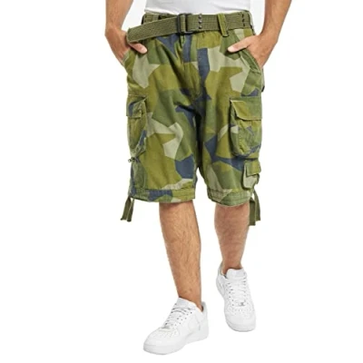 Abbildung von Brandit Savage Vintage Shorts, Herren, Größe: 3XL, Swedisch camo m90