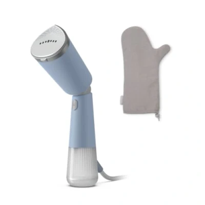 Abbildung von Philips Dampfbürste &quot;STH5020, 120 ml abnehmbarer Wassertank&quot;, 1400 W, schlankes Design, 2 in 1 Handschuh und Tasche inkl.