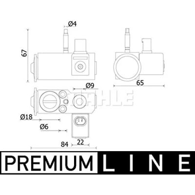 Abbildung von MAHLE ORIGINAL AVE 144 000P Expansionsventil