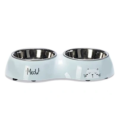 Abbildung von Karlie Futterbehälter Katzennapf Rana Dinner Set hellblau