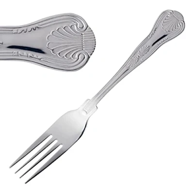 Abbildung von Olympia Kings Besteck Tischgabeln (12er Pack), 205(L)mm, 18/0 Edelstahl, hochglanzpoliert, spülmaschinenfest, Tischgabeln, Restaurants Kneipen Bars Bistros Cafés oder Heimgebrauch D683