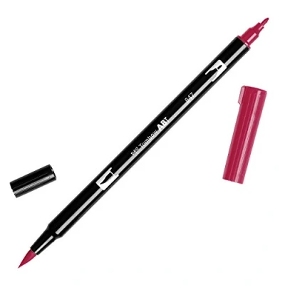 Abbildung von Tombow brush pen ABT dual Crimson