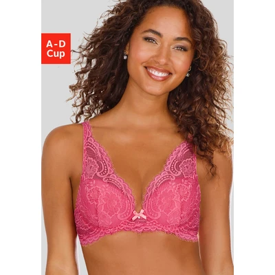 Abbildung von LASCANA Schalen BH &quot;Valentina&quot;, mit floraler Spitze im High Apex Look, Dessous