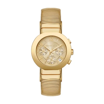 Abbildung von Michael Kors Traditional Gramercy Chronograph, Damen, Größe: One Size, Gold