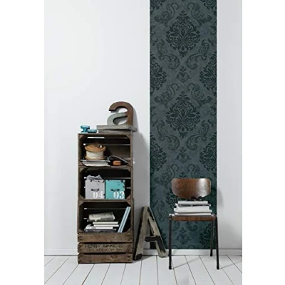 Abbildung von living walls Vinyltapete &quot;Pop Up Panel 3D&quot;, Barock ornamental gemustert, Ornament Tapete Selbstklebend Wohnzimmer Design Optik